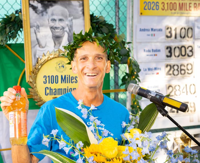 Andrea Marcato after his seventh win